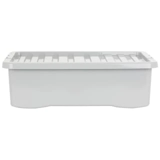 B&M Under Bed Storage Box 32L - Grey 5 B&M Under Bed Storage Box 32L - Grey - Image 3