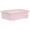 B&M Under Bed Storage Box 32L - Dusty Pink -Home Accessories Store 377038 under bed storage box 32l dusty pink 3