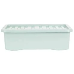 B&M Under Bed Storage Box 32L - Sage -Home Accessories Store 377040 under bed storage box 32l sage