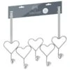 B&M Heart Diamante Overdoor Hooks 1 B&M Heart Diamante Overdoor Hooks -Home Accessories Store 377713 5 ball heart diamante hooks