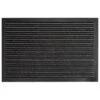 B&M Large Printed Magic Doormat - Black & Grey Stripe -Home Accessories Store 379103 large magic doormat 60x90cm printed black and grey stripe