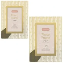 B&M Harmony Glass Photo Frame 4 X 6" - Gold 8 B&M Harmony Glass Photo Frame 4 X 6" - Gold -Home Accessories Store 380067 380068 harmony glass photo frame main 2