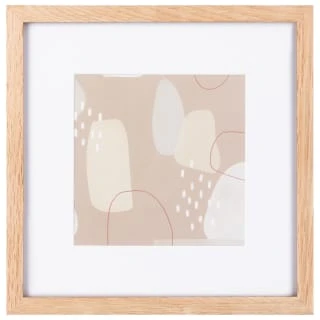 B&M Square Wooden Photo Frame 10cm 3 B&M Square Wooden Photo Frame 10cm