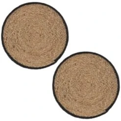 B&M Urban Paradise Woven Placemats 2pk - Natural -Home Accessories Store 380094 2pk urban paradise natural woven placemats 3