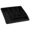 Addis Cutlery Drawer Organiser - Black -Home Accessories Store 380147 addis eco drawer organiser black