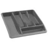 Addis Cutlery Drawer Organiser - Grey -Home Accessories Store 380148 addis eco drawer organiser grey