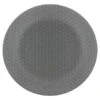 B&M Grey Embossed Dinner Plate 10.5" -Home Accessories Store 380267 geo embossed dinner plate