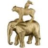 B&M Lush Paradise Gold Stacking Animals -Home Accessories Store 380277 gold stacking animals