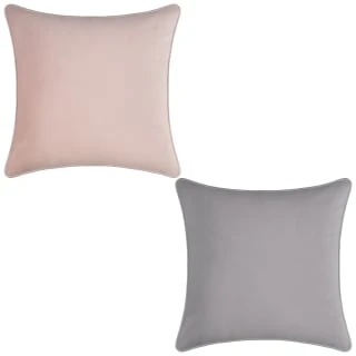 Supersoft Velvet Cushion Covers 2pk - Grey 6 Supersoft Velvet Cushion Covers 2pk - Grey - Image 4