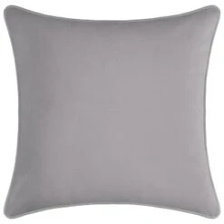 Supersoft Velvet Cushion Covers 2pk - Grey 7 Supersoft Velvet Cushion Covers 2pk - Grey -Home Accessories Store 380355 velvet cushion covers grey 2