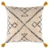 B&M Cleo Tribal Tufted Cushion With Tassels - Multi 1 B&M Cleo Tribal Tufted Cushion With Tassels - Multi -Home Accessories Store 380469 cleo tribal tufted cushion with tassels