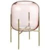 B&M Pink Candle Holder On Stand 2 B&M Pink Candle Holder On Stand -Home Accessories Store 380584 pink candle holder on stand