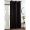 B&M Kent Woven Blackout Panel 54 X 86" - Black -Home Accessories Store 380868 kent blackout woven panel black