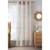 Tufted Leaf Voile 55 X 90" - Moonbeam