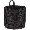 B&M Thera Hanging Storage Basket - Black -Home Accessories Store 381912 thera hanging basket black