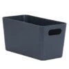 Soho Storage Tub 10 X 30 X 10cm - Graphite 1 Soho Storage Tub 10 X 30 X 10cm - Graphite -Home Accessories Store 384405 soho size c box graphite 10x30x10cm1