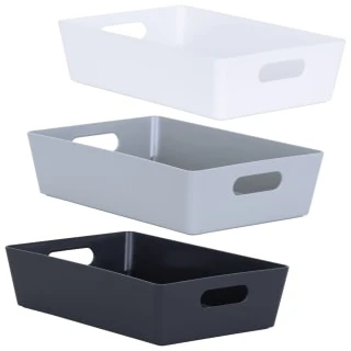 Soho Storage Tray 6 X 25.5 X 17cm - White 5 Soho Storage Tray 6 X 25.5 X 17cm - White - Image 3