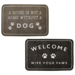 B&M Washable Pet Doormat - Wipe Your Paws -Home Accessories Store 385004 pet washable doormat group