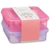 Sandwich Clip Lock Lunchbox 2pk - Pink & Purple -Home Accessories Store 385224 2pk sandwich clip locks