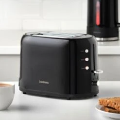 Goodmans Plastic 2 Slice Toaster - Black 7 Goodmans Plastic 2 Slice Toaster - Black -Home Accessories Store 386701 goodmans plastic 2 slice toaster black 3