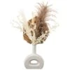 B&M Donut Vase With Dried Flowers -Home Accessories Store 387548 doughnut vase with dried flowers