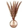 B&M Blush Vase With Pampas -Home Accessories Store 387575 blush vase with pampas