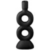 B&M Dinner Candle Holder - Black -Home Accessories Store 387583 dinner candle holder black2
