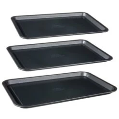 Betty Crocker Non-Stick Baking Tray Set 3pc 13 Betty Crocker Non-Stick Baking Tray Set 3pc -Home Accessories Store 388523 set of 3 non stick baking trays group 2