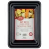 Betty Crocker Non-Stick Roasting Tins 3pc 1 Betty Crocker Non-Stick Roasting Tins 3pc -Home Accessories Store 388524 set of 3 non stick roasting tins