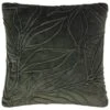 B&M Leaf Velvet Quilted Cushion - Green 1 B&M Leaf Velvet Quilted Cushion - Green -Home Accessories Store 388745 woodland green leaf cushion