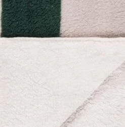 B&M Highland Green Check Sherpa Doublesided Throw -Home Accessories Store 388770 highland green check sherpa throw 4