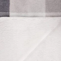 B&M Highland Mono Check Sherpa Doublesided Throw 9 B&M Highland Mono Check Sherpa Doublesided Throw -Home Accessories Store 388811 highland check sherpa throw 3