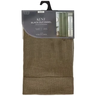 B&M Kent Woven Eyelet Blackout Panel 54 X 86" - Sage 3 B&M Kent Woven Eyelet Blackout Panel 54 X 86" - Sage