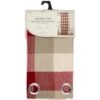 B&M Highland Woven Check Panel 54 X 86" - Red -Home Accessories Store 388872 highland red check panel