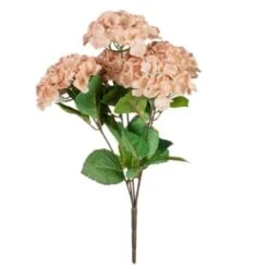 B&M Hydrangea Artificial Flower Bunch - Mink
