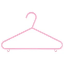 B&M Children's Hangers 10pk - Pastel -Home Accessories Store 389289 home organisation co 10pk childrens hangers girl 7