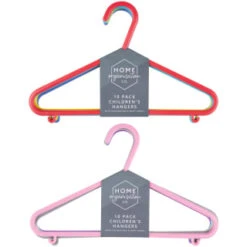 B&M Children's Hangers 10pk - Pastel -Home Accessories Store 389289 home organisation co 10pk childrens hangers main