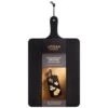 B&M Urban Paradise Black Pine Wood Serve Board 2 B&M Urban Paradise Black Pine Wood Serve Board -Home Accessories Store 390146 black pine wood serve board with serving handle 2