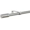 B&M Small Silver Barrel Curtain Pole 122-213cm -Home Accessories Store 390193 silver small barrel pole 3