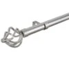 B&M Steel Mace Cage Curtain Pole 70 - 120cm -Home Accessories Store 390208 390209 steel mace cage pole 3 1