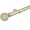 B&M Shiny Gold Orb Curtain Pole 70 - 120cm -Home Accessories Store 390239 390240 shiny gold orb round pole 3