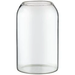 B&M Glass Jar With Cork Lid -Home Accessories Store 390333 glass jar with cork lid 2