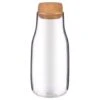 B&M Small Glass Carafe With Cork Lid -Home Accessories Store 390359 small glass carafe