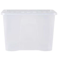 B&M Extra Large Storage Box With Lid 8 B&M Extra Large Storage Box With Lid -Home Accessories Store 391380 clear 80l storgae box and lid
