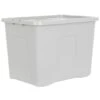 B&M Storage Box With Lid 80L - Grey 2 B&M Storage Box With Lid 80L - Grey -Home Accessories Store 391381 grey 80l storage box and lid 3