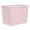 B&M Storage Box With Lid 80L - Dusty Pink -Home Accessories Store 391383 dusty pink 80l storage box and lid 3