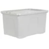B&M Storage Box With Lid 60L - Grey -Home Accessories Store 391387 grey 60l storage box 2