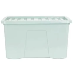 B&M Storage Box With Lid 60L - Sage 9 B&M Storage Box With Lid 60L - Sage -Home Accessories Store 391388 sage 60l storage box