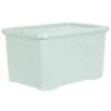 B&M Storage Box With Lid 60L - Sage -Home Accessories Store 391388 sage 60l storage box 3