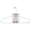 B&M Adult Clear Plastic Hanger 6pk -Home Accessories Store 392151 6pk clear plastic hangers